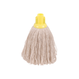 2Work Twine Rough Socket Mop 12oz Yellow 10 Pack 2W04294 F