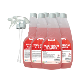 2Work Washroom Cleaner Trigger Spray 750ml 6 Pack 392000 F
