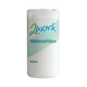 2Work Whiteboard Cleaning Wipes 100 Pack 450977 F