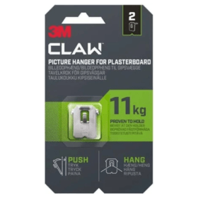 3M Claw Drywall Picture Hanger 11kg 2 Pack 893502 F