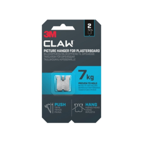 3M Claw Drywall Picture Hanger 7kg 2 Pack 893499 F
