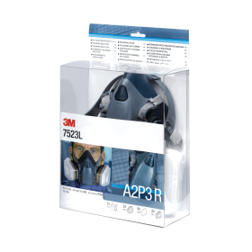 3M Half Mask and Filter Kit Lightweight Low Profile 461156 F
