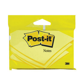 3M Post-it Notes 76mm x 127mm 100 Sheets - Yellow (12 Pack)