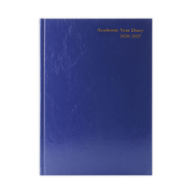 5 Star Academic Diary Day Per Page A5 Blue 2026 2027 KA5ABU26 F