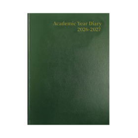 5 Star Academic Diary Week To View A4 Green 2026 2027 KA4AGN26 F