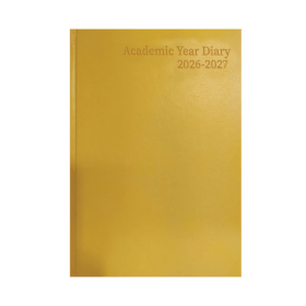 5 Star Academic Diary Week To View A4 Yellow 2026 KF3A4AYL26 KA4AYL26 F