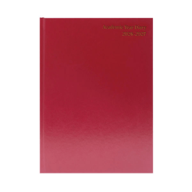 5 Star Academic Diary Week To View A5 Burgundy 2026 2027 EA5ABG26 F