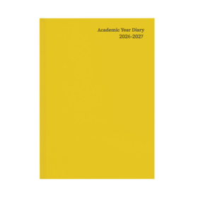 5 Star Academic Diary Week To View A5 Yellow 2026 2027 KA5AYL26 F