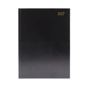 5 Star Desk Diary Week To View A5 Black KA53BK27 F
