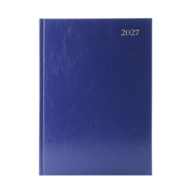 5 Star Desk Diary Week To View A5 Blue 2027 KA53BU27 F