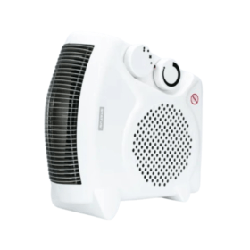 5 Star Dual Position Portable Fan Heater 1000W 2000W White FS677783 F