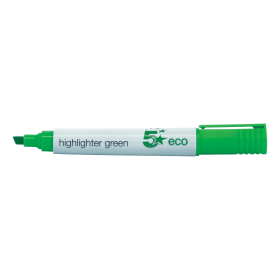5 Star Eco Highlighter Green 10 Pack 463286 F