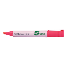5 Star Eco Highlighter Pink 10 Pack 938047 463285 F