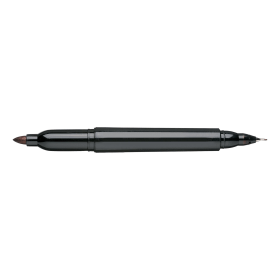 5 Star Elite Permanent Marker Twin Tip Black 12 Pack 390117 F
