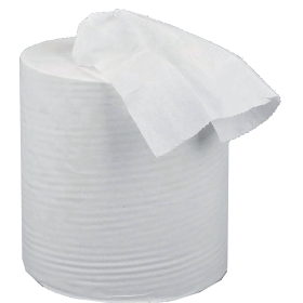 5 Star Facilities Centrefeed Tissue Refill Mini Dispenser 197mm x 120m 1 Ply White 12 Pack 284021 F