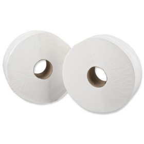 5 Star Facilities Jumbo Toilet Roll 1 Ply 6 Pack 284014 F
