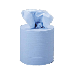 5 Star Facilities Tissue Refill for Dispenser 150m x 180mm 1 Ply Blue 6 Pack 284020 F