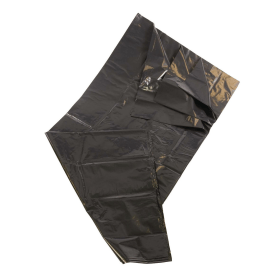 5 Star Medium Duty Wheelie Bin Liners 380 Litre Black 100 Pack 366666 F