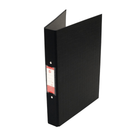 5 Star Office 2 O Ring Binder 25mm A4 Black 10 Pack 114869 F