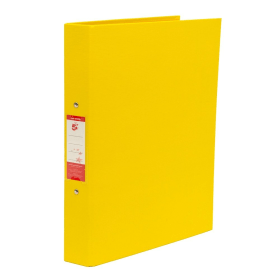 5 Star Office 2 O Ring Binder 25mm A4 Yellow 10 Pack 101990 F
