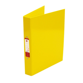 5 Star Office 2 O Ring Binders 25mm A4 Yellow 10 Pack 118665 F