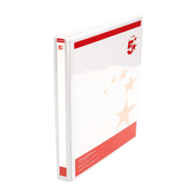 5 Star Office A4 16mm 4D Presentation Ring Binder White 10 Pack 933004 364006 F
