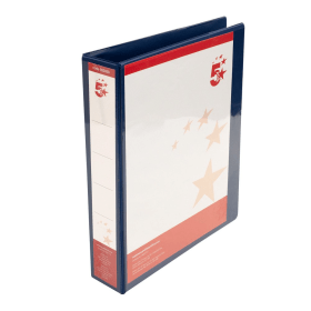 5 Star Office A4 38mm 4D Presentation Ring Binder Blue 10 Pack 933058 363997 F