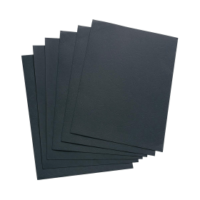 5 Star Office A4 Binding Covers Leather grain 240gsm Black 100 Pack 446279 F