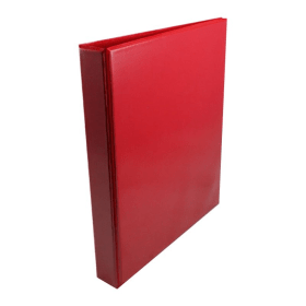 5 Star Office A4 Presentation Ring Binder Polypropylene 25mm 4D Ring Red 10 Pack 933023 364001 F