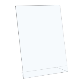 5 Star Office A4 Sign Holder Portrait Slanted Clear 938546 463374 F