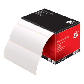 5 Star Office Address Labels on Continuous Roll 89mm x 36mm 250 Pack 107858 F
