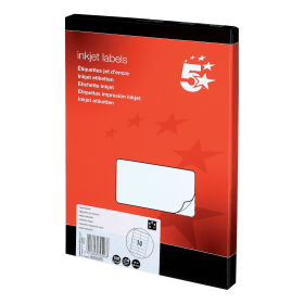5 Star Office Addressing Labels Inkjet 99.1mm x 38.1mm White 1400 Pack 121206 F