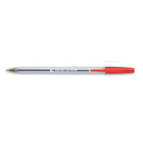 5 Star Office Ball Pen 0.4mm Line Red 50 Pack 142291 F