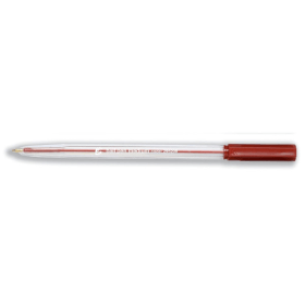 5 Star Office Ball Pen 0.7mm Line Red 50 Pack 136751 F