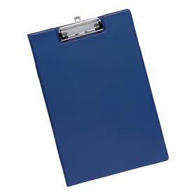 5 Star Office Blue Foolscap Fold Over Clipboard With Front Pocket 147269 F