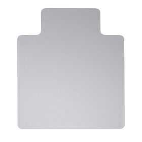 5 Star Office Chair Mat Hard Floors PVC Lipped 900mm x 1200mm Clear Transparent 124289 F