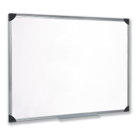 5 Star Office Drywipe Magnetic Board with Pen Tray 900mm x 600mm 117889 F