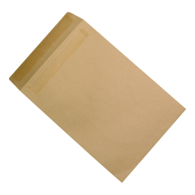 5 Star Office Envelopes Recycled Pocket Self Seal 90gsm 381mm x 254mm Manilla 250 Pack 103014 F