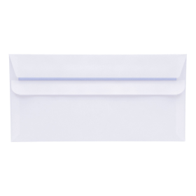5 Star Office Envelopes Wallet Self Seal 80gsm DL White 50 Pack 409091 F