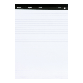 5 Star Office Executive Pad 100 Pages Ruled A4 White 10 Pack 104282 F