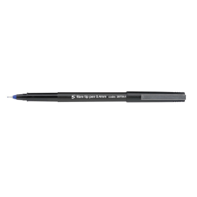 5 Star Office Fibre Tip Pen Medium 0.7mm Tip 0.4mm Blue 12 Pack 139810 F