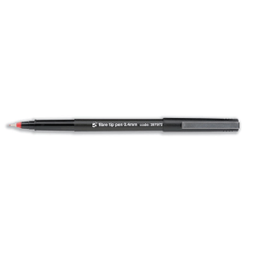 5 Star Office Fibre Tip Pen Medium 0.7mm Tip 0.4mm Red 12 Pack 137149 F