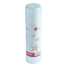 5 Star Office Glue Stick Solid Washable Non toxic Large 40g 296026 109532 F