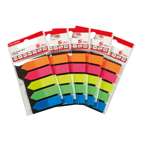 5 Star Office Index Arrow 12x42mm Assorted Bright 100 Pack 935460 409089 F