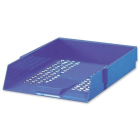 5 Star Office Letter Tray Foolscap Blue 127559 F