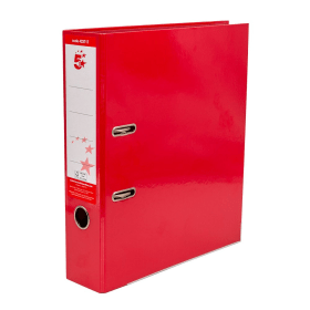 5 Star Office Lever Arch File A4 Red 10 Pack 423717 113992 F