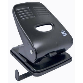 5 Star Office Metal with Plastic Base 2 Hole Punch Black 136624 F
