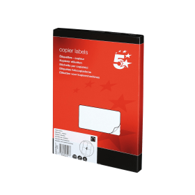 5 Star Office Multipurpose Labels Laser Copier Inkjet 105x148.5mm White 400 Pack 905017 174888 F