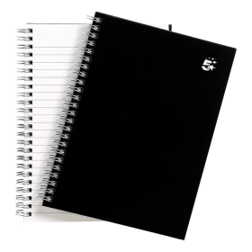 5 Star Office Notebook Wirebound Ruled 140Pages A5 Black P5 Pack 284151 F