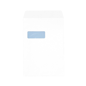 5 Star Office Peel and Seal C4 Windowed Pocket Envelope 100gsm White 250 Pack 906640 139577 F
